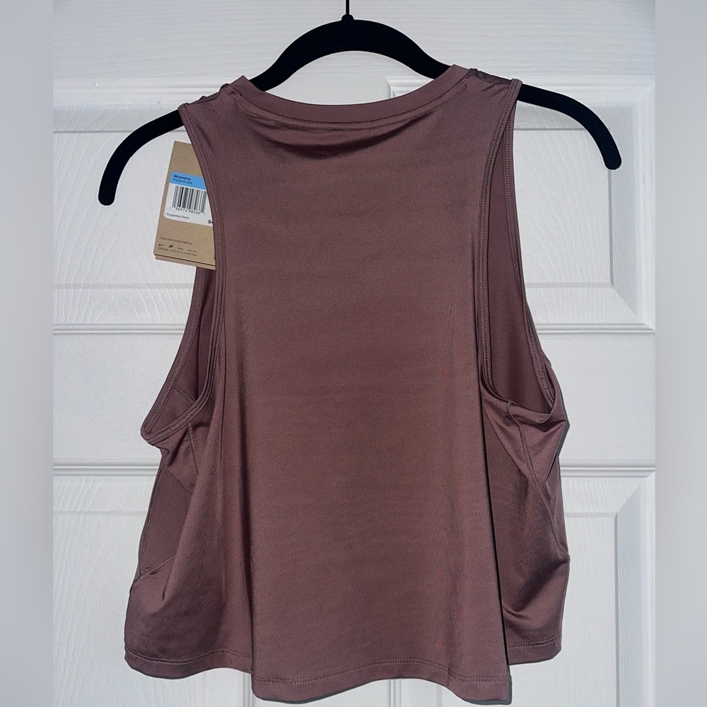 Nike Women's Dri-FIT Cropped Tank Top - Picture 3 of 7